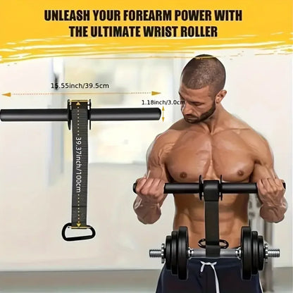 Wrist Forearm Blaster Arm Muscle Strength Trainer Exerciser Roller with Hand Grip Fitness Equipment Home Thousand Pound Stick