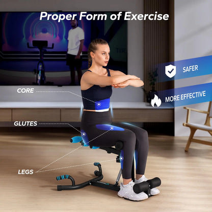 3-in-1 Ultimate Deep Squat & Glute Machine
